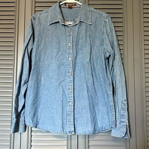 Harrison : Casual Denim Button Down - L